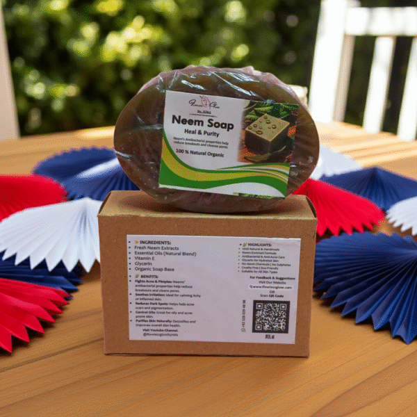 Organic Neem Soap-Flowless Glow