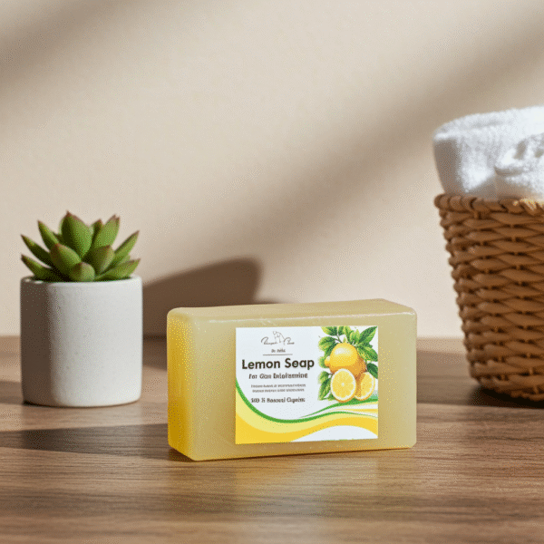 Organic Lemon Soap-Flowless Glow