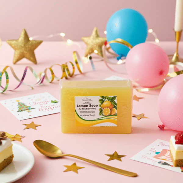 Organic Lemon Soap-Flowless Glow