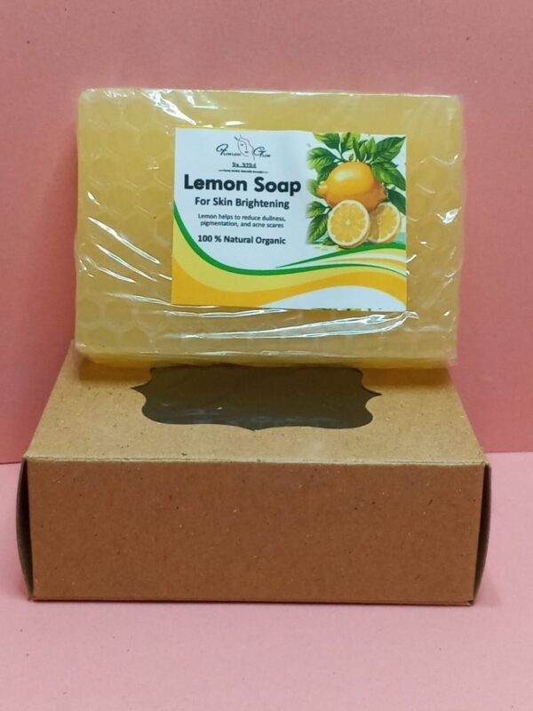Organic Lemon Soap-Flowless Glow
