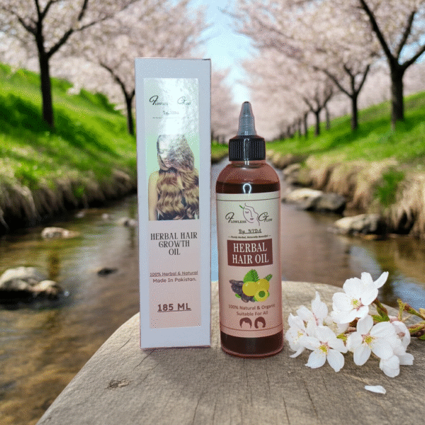 Herbal Hair Oil-Flowless Glow