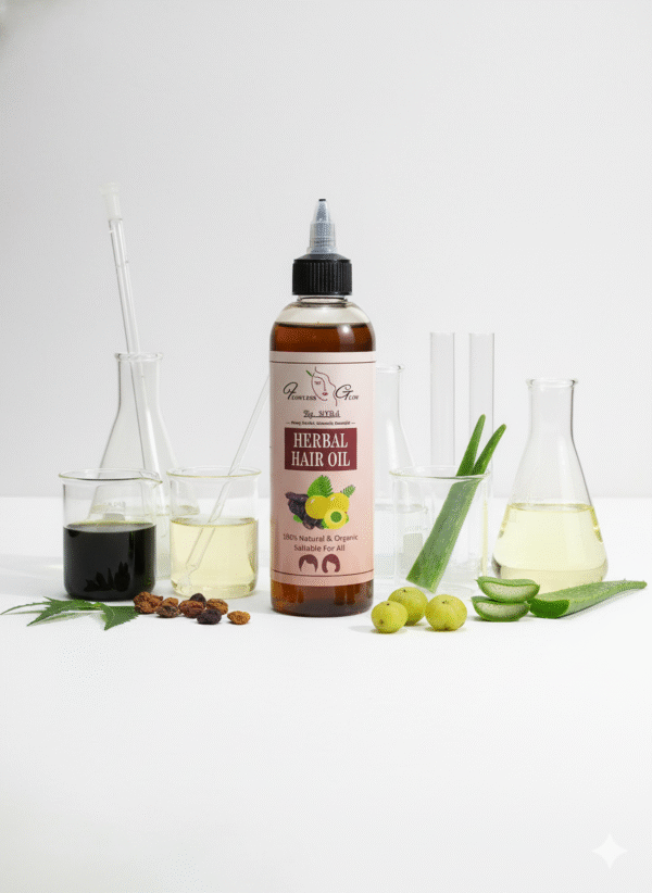 Herbal Hair Oil-Flowless Glow