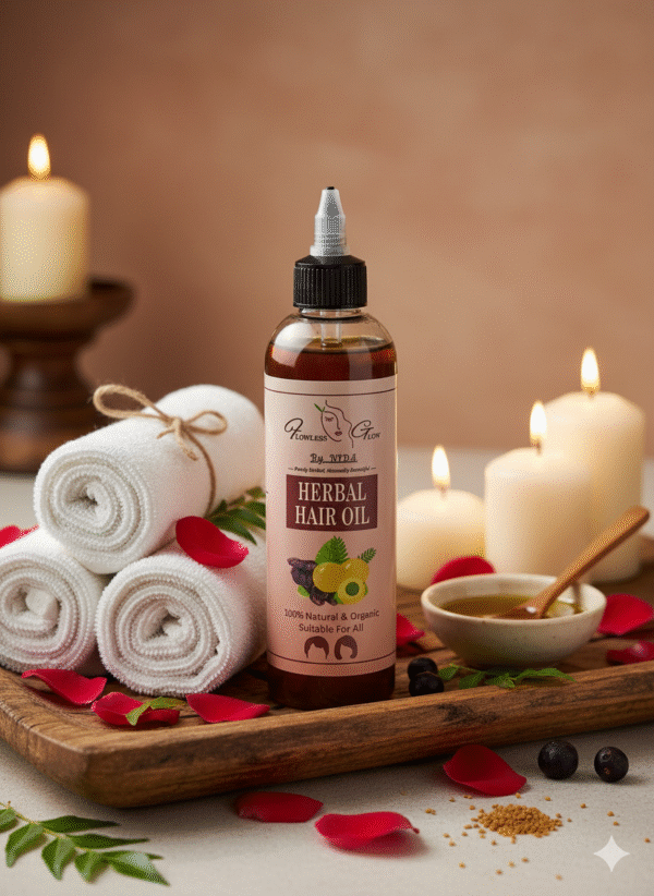 Herbal Hair Oil-Flowless Glow