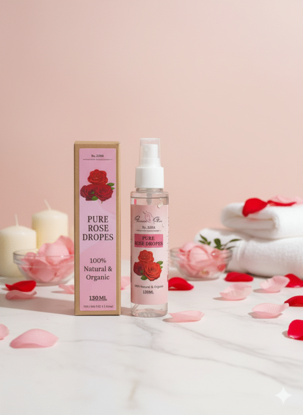 Natural Organic Rose Water Arq e Gulab-Flowless Glow