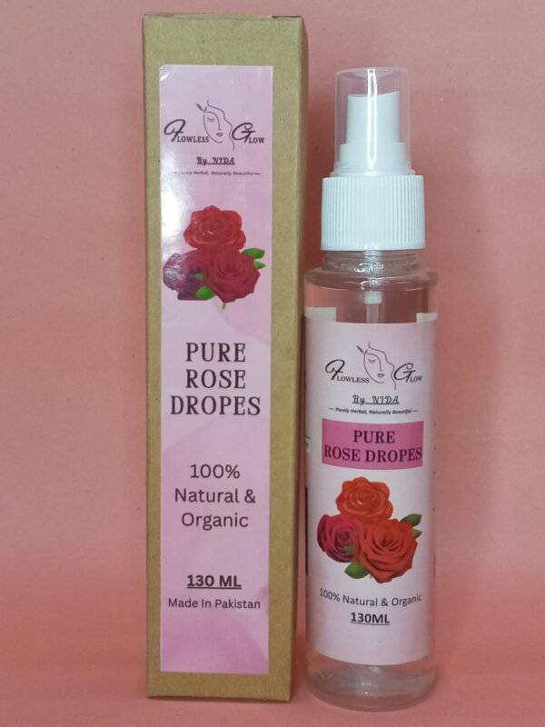 Natural Organic Rose Water Arq e Gulab-Flowless Glow