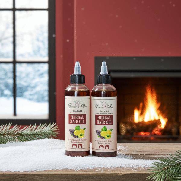 Herbal Hair Growth Oil-Flowless Glow