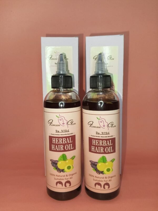 Herbal Hair Growth Oil-Flowless Glow