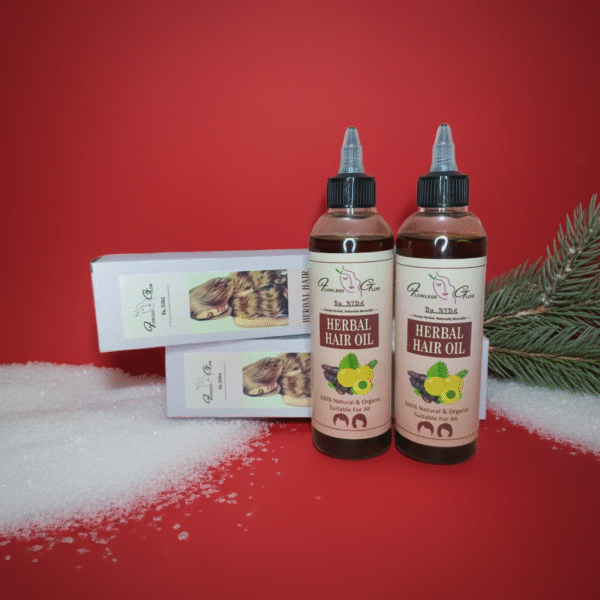 Herbal Hair Growth Oil-Flowless Glow