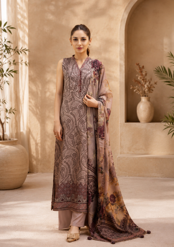Sapphire Sale 3 piece printed Lawn