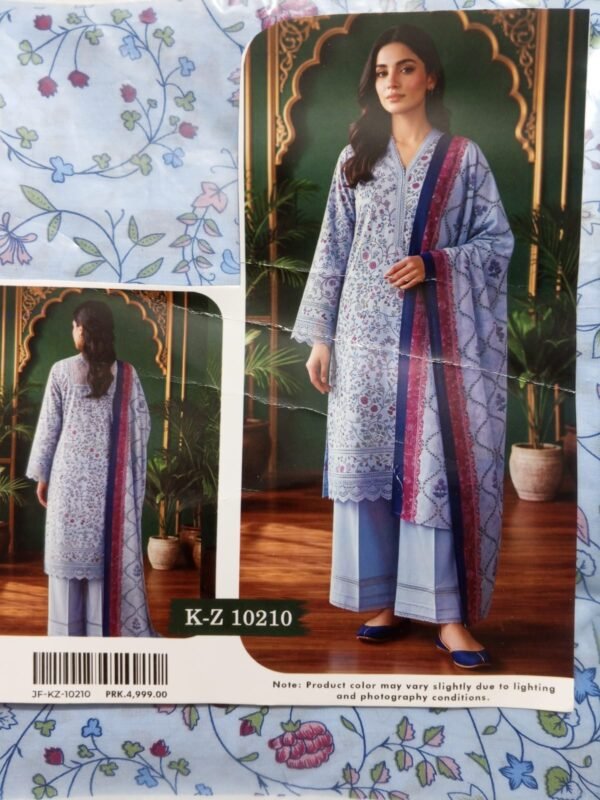 Jaffrani Textile Lawn Suit Printed 3 Piece