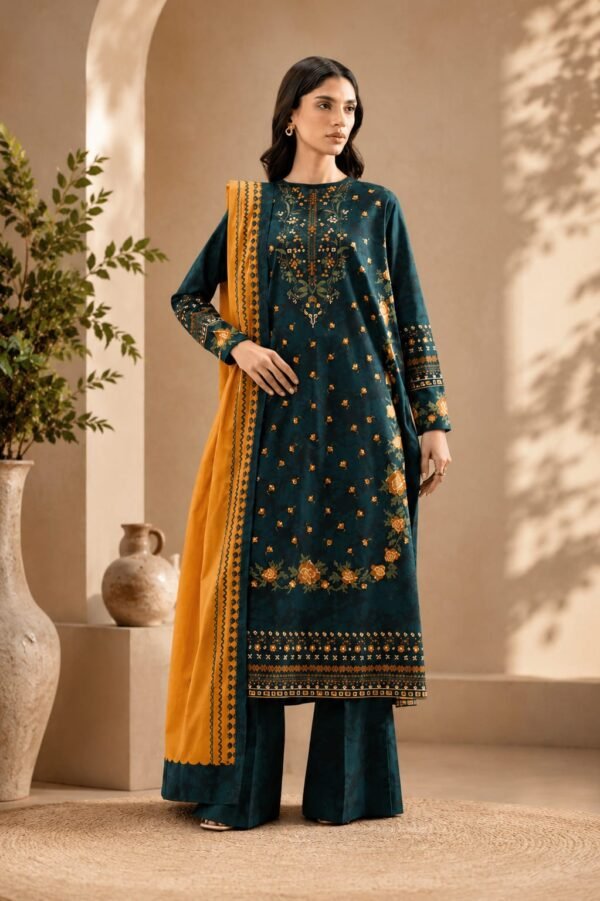 Sapphire 3 piece printed Lawn